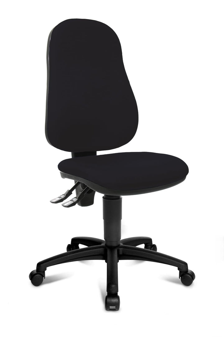 Topstar Point 60, Bürostuhl, Schreibtischstuhl, Stoff, schwarz