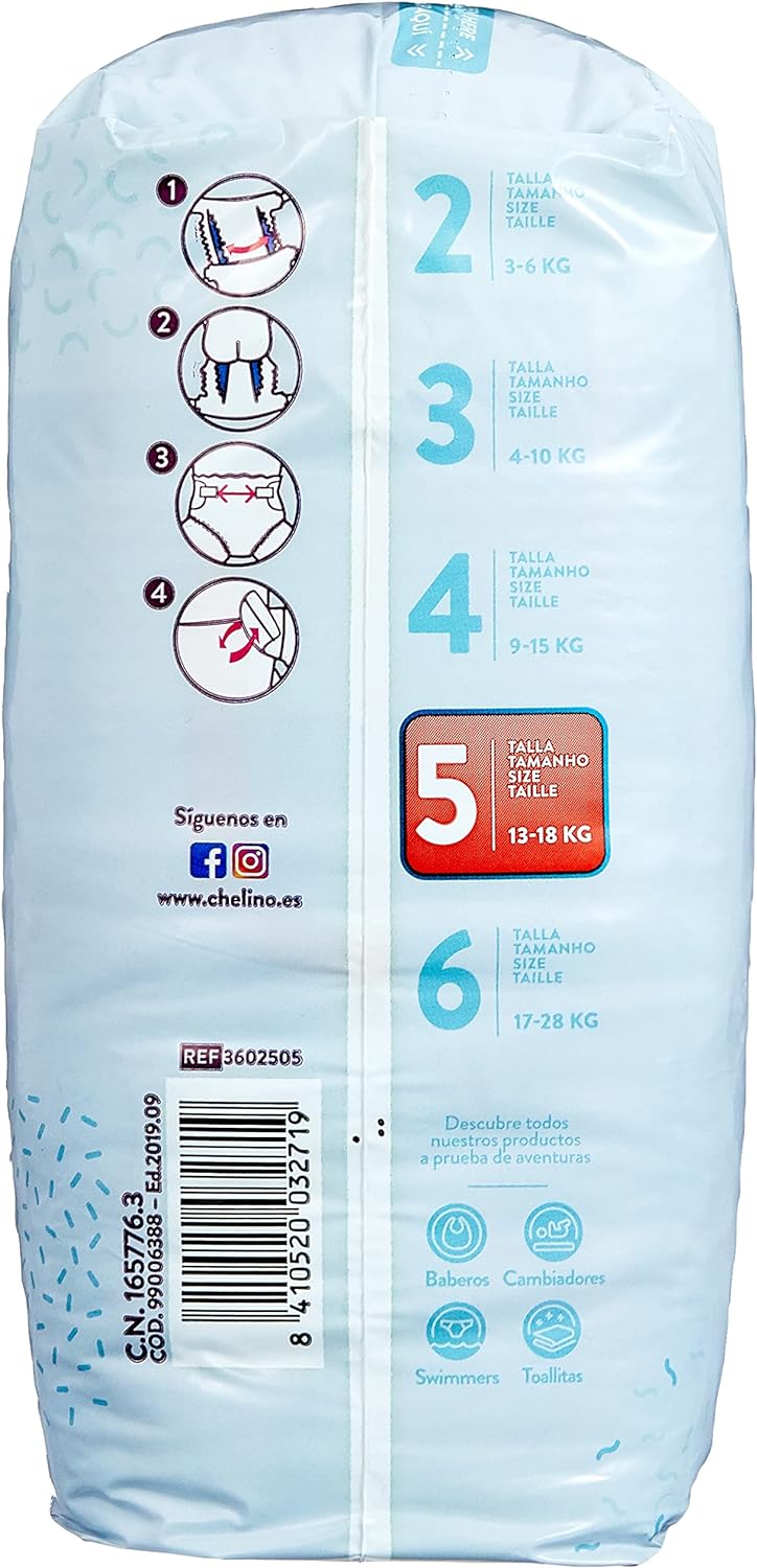 Pañal Chelino Love T-5 Pasitos 30U