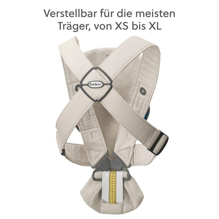 BabyBjörn Babytrage Mini, 3D-Jersey, Hellbeige 3D-Jersey Hellbeige, 3D-Jersey Hellbeige