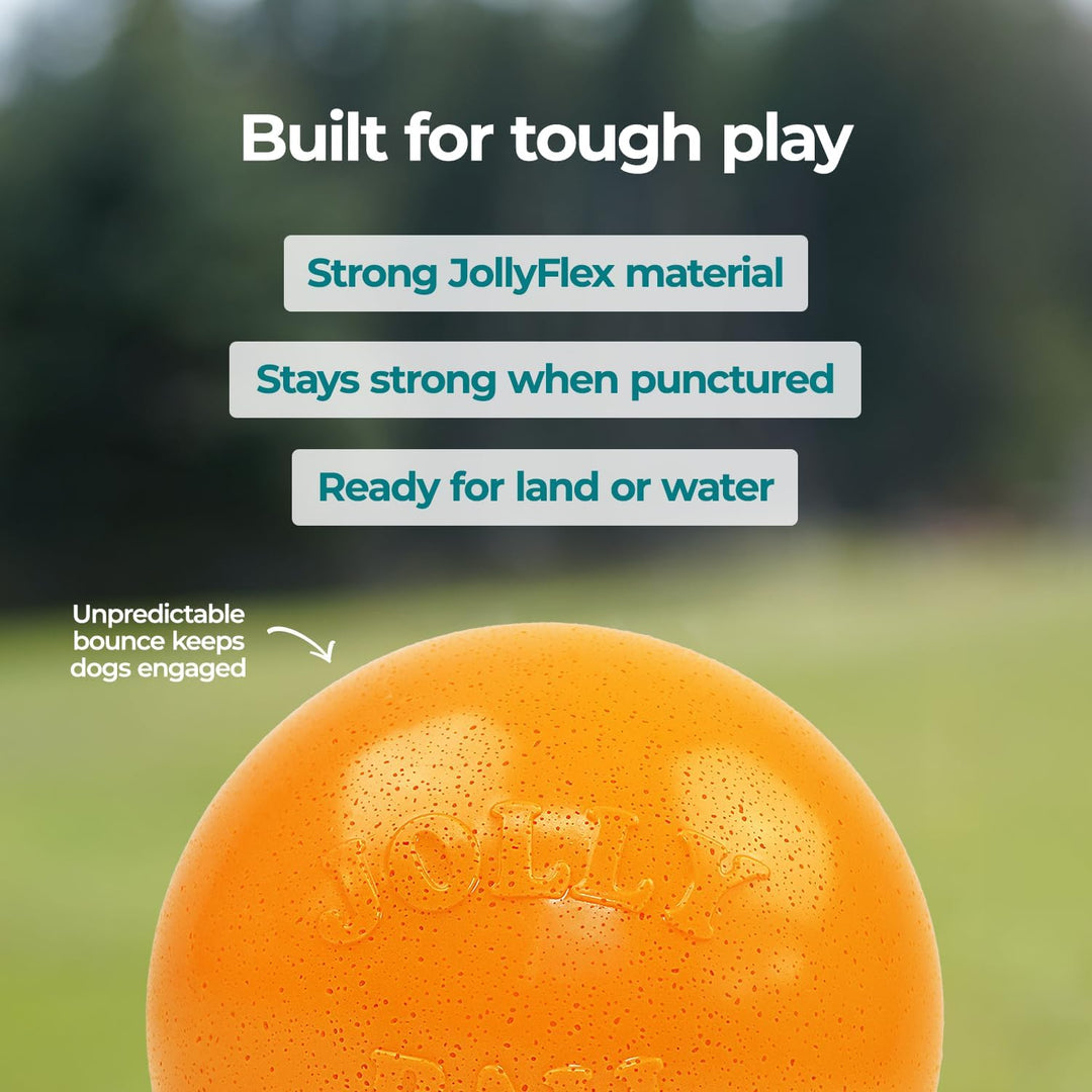 Jolly Bounce-n Play (8 inch) 20 cm Orange Unisex Clear, Unisex Clear