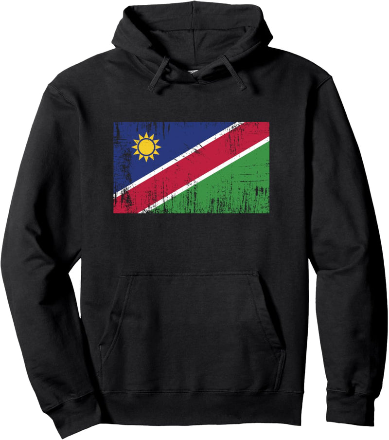 Namibia Fahne Namibische Flagge Geschenk Fussball-Fan Sport Pullover Hoodie