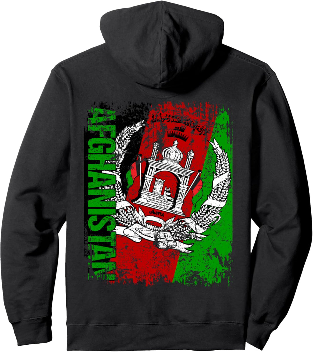AFGHANISTAN Flagge | Damen Herren Kinder AFGHANI Pullover Hoodie