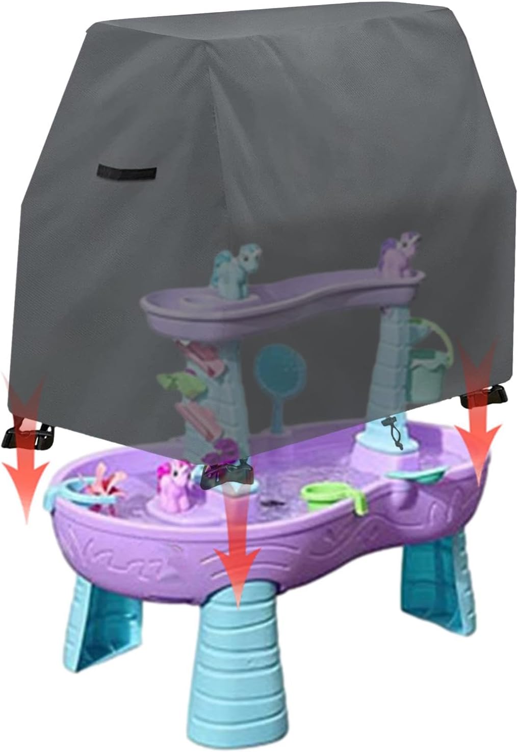 Wassertischabdeckung für Kinder, Kleinkinder, Sand- und Wassertisch-Spielzeugabdeckung, wasserdicht,