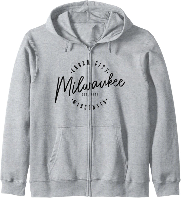 Milwaukee Cream City Est. 1846 Wisconsin USA Souvenir Kapuzenjacke