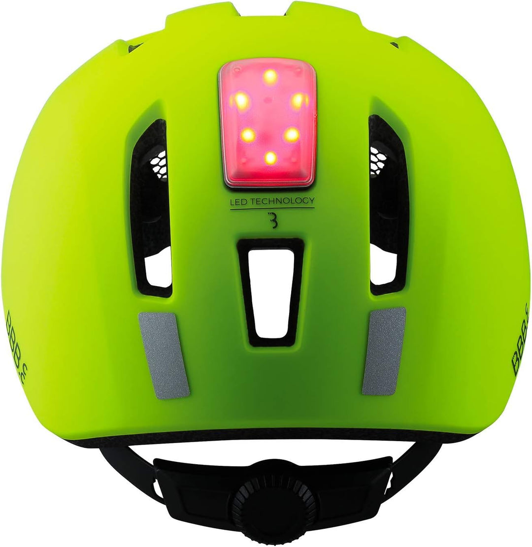 BBB Cycling Unisex-Adult BHE-161 Grid Kopfumfang M (54-58cm) matt neon yellow, M (54-58cm) matt neon