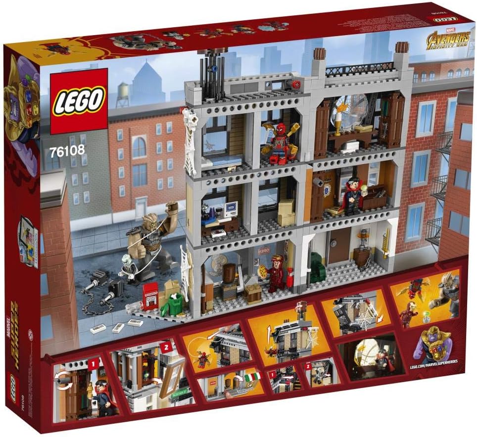 LEGO Marvel Super Heroes Sanctum Sanctorum – die letzte Entscheidung 76108 Superheldenspielzeug Sing