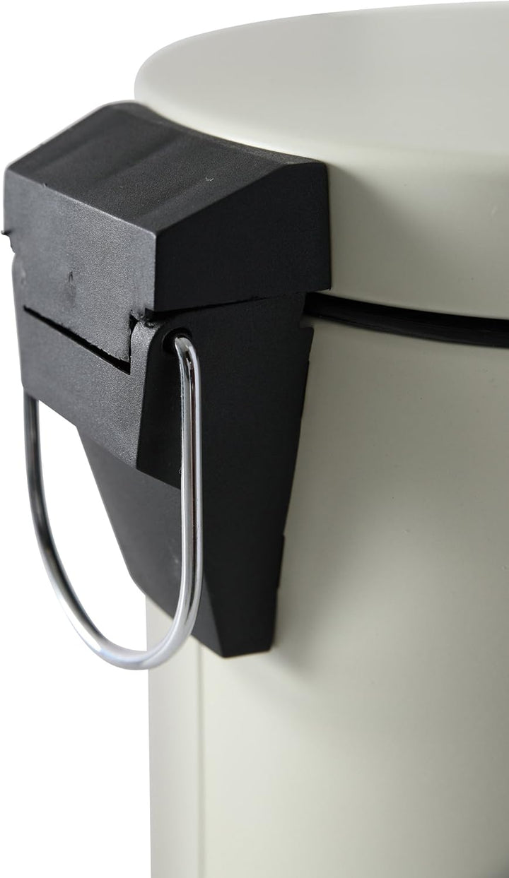 axentia Kosmetikeimer Paris aus Metall, in der Farbe Beige, Abmessungen: 17x17x24,50 cm, 126794 Druc