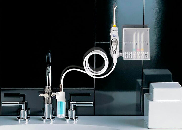WATER NO LIMITS | Professioneller Dentalreiniger ohne Batterien oder Strom | Munddusche, die den Was