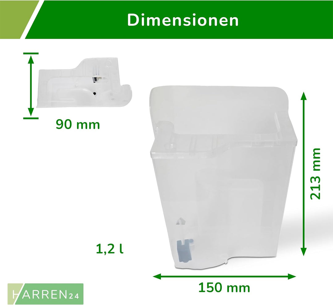 Wassertank CP9213 kompatibel mit Philips Senseo Quadrante, Nur B-Version! HD7863, HD7864, HD7865, HD