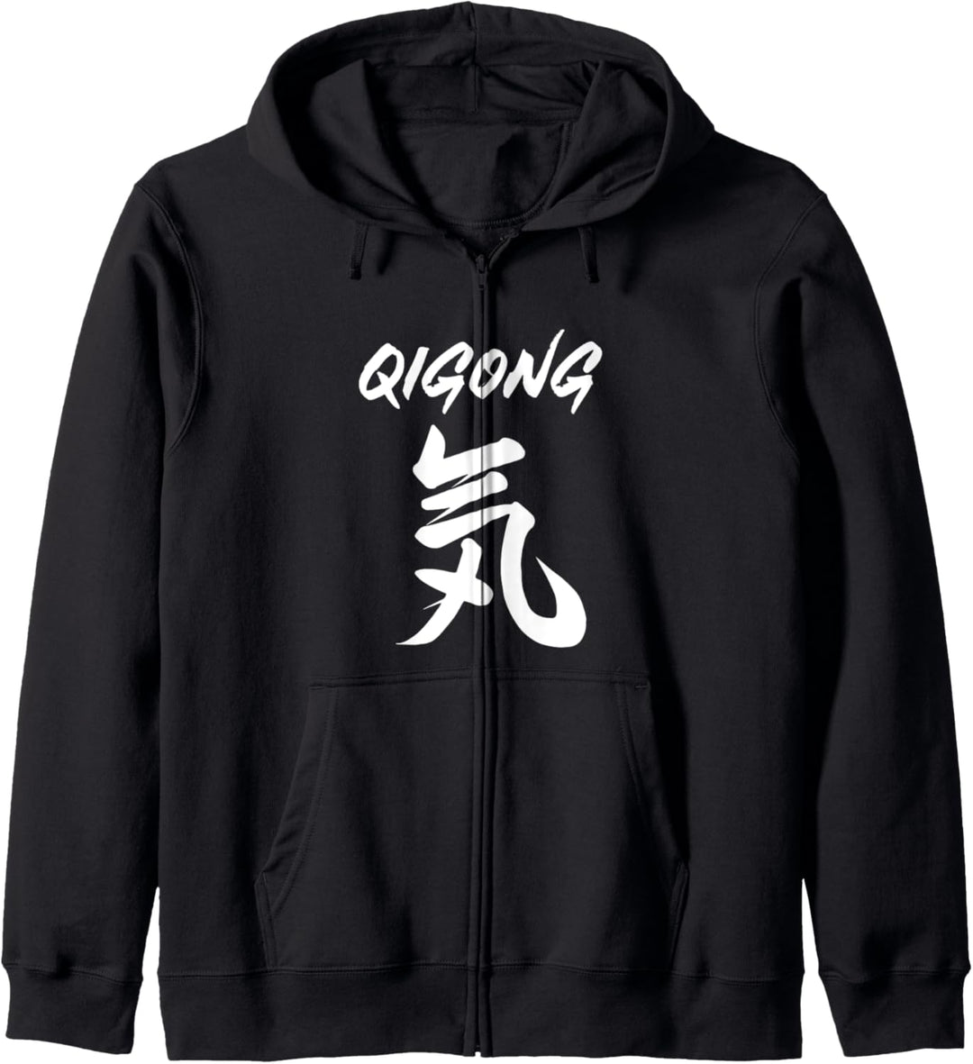 Qigong-Kalligraphie-Design für Qi-Gong-Anfänger oder -Lehrer Kapuzenjacke