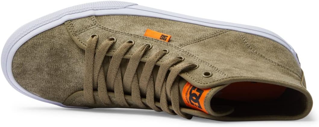 DC Shoes Herren Manual Hi Txse Sneaker, Washed Olive