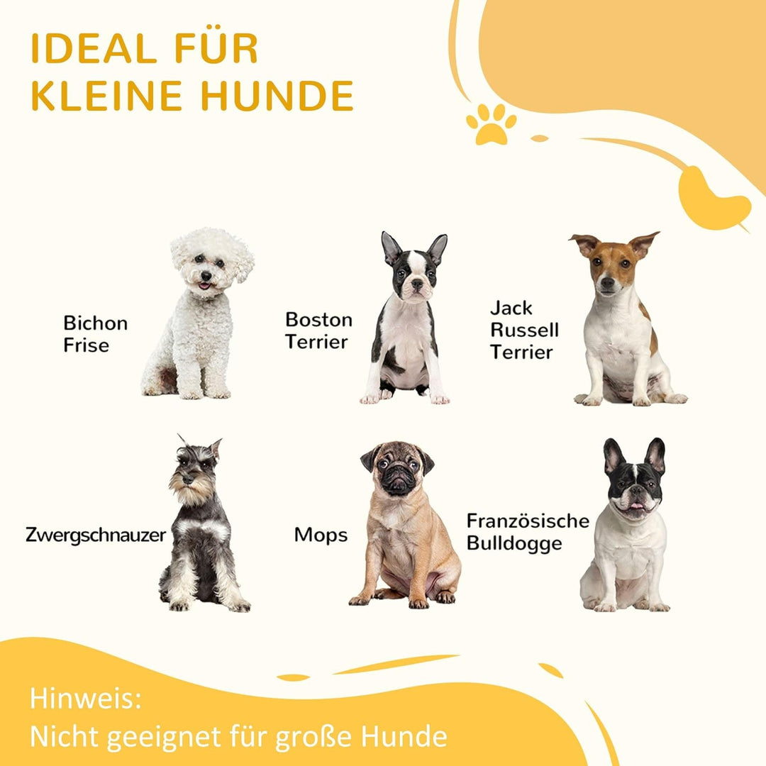 PawHut Hunde Absperrgitter faltbar Hundegitter Konfigurationsgitter 3-teilig mit Zwei Stützfüssen Tr