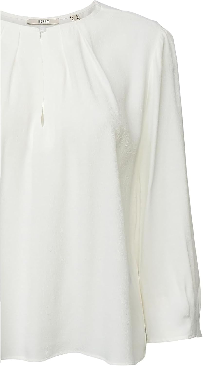 Esprit Damen 083ee1f301 Bluse XS 100/White, XS 100/White