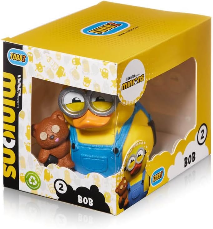 TUBBZ Box-Ausgabe Bob Sammler-Vinyl-Gummiente Figur - Offizielles Despicable Me 4 Minions Merchandis