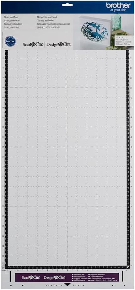 Brother ScanNCut Standard-Halterung, 30,5 x 61 cm, Textil, weiss, 30.5 x 61 cm