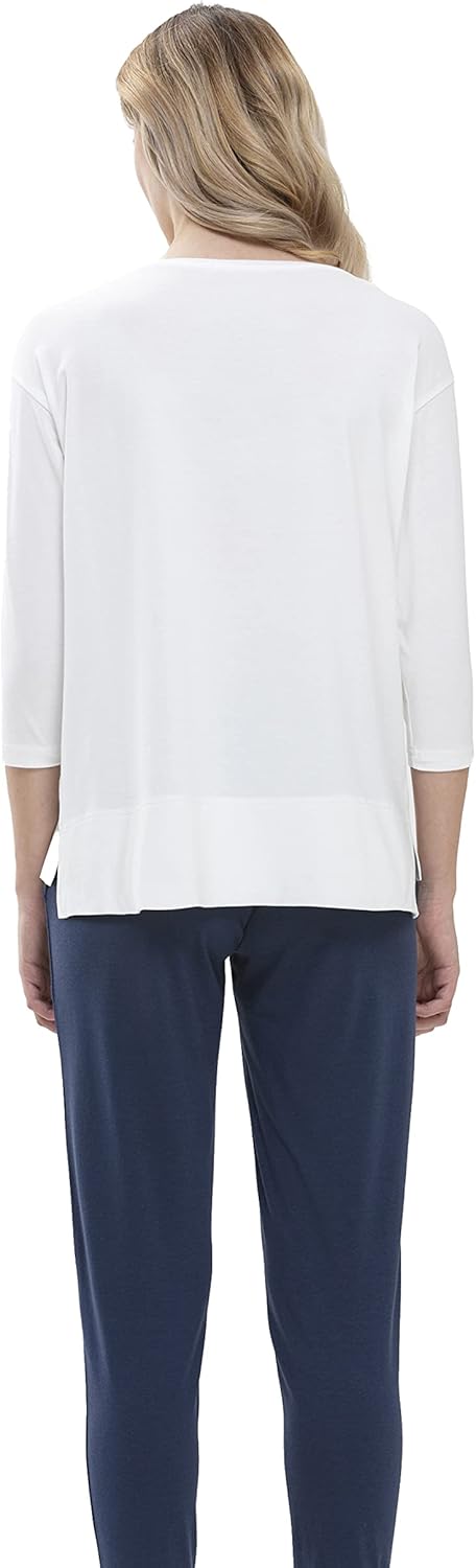 Mey Damen Shirt - Oberteil mit 3/4-Ärmeln - Night2Day Serie Liah - 16110 XS New Secco, XS New Secco