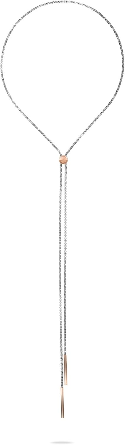 Liebeskind Berlin Y-Halskette 85 cm aus Edelstahl, Bicolor