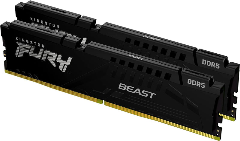 Kingston FURY Beast 32GB (2x16GB) 6000MT/s DDR5 CL40 DIMM Desktop Gaming Speicher Kit mit 2 - KF560C