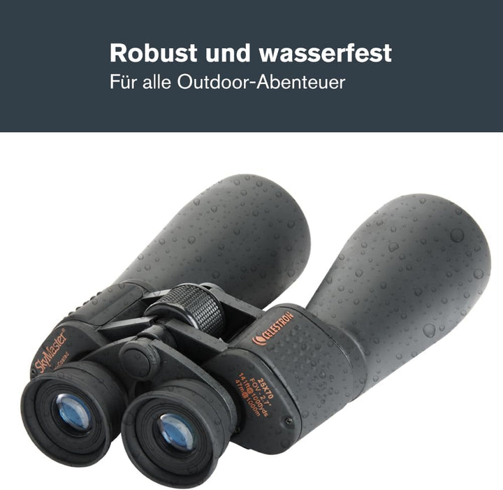 Celestron 71008 SkyMaster 25x70mm Porro Prism Binoculars with Multi-Coated Lens, BaK-4 Prism Glass a