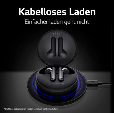 LG TONE Free FN5U Earbuds, UVnano 99.9 Prozent bakterienfrei, Kabellose Bluetooth In-Ear Kopfhörer,