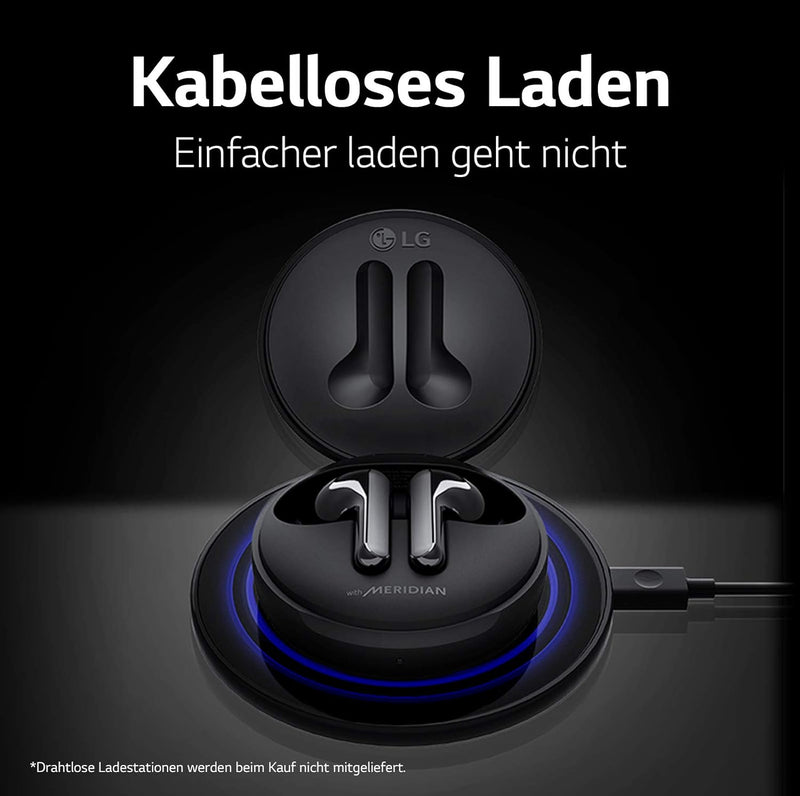 LG TONE Free FN5U Earbuds, UVnano 99.9 Prozent bakterienfrei, Kabellose Bluetooth In-Ear Kopfhörer,