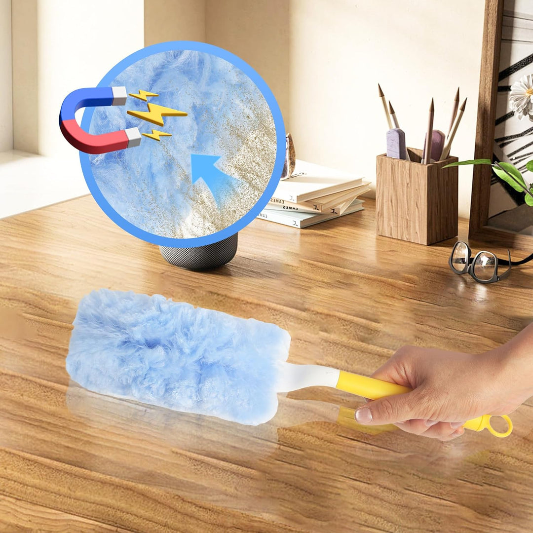 32 Stück für Swiffer Duster Staubmagnet Nachfüllpack Set, 360° für Swiffer staubmagnet nachfüllpack,