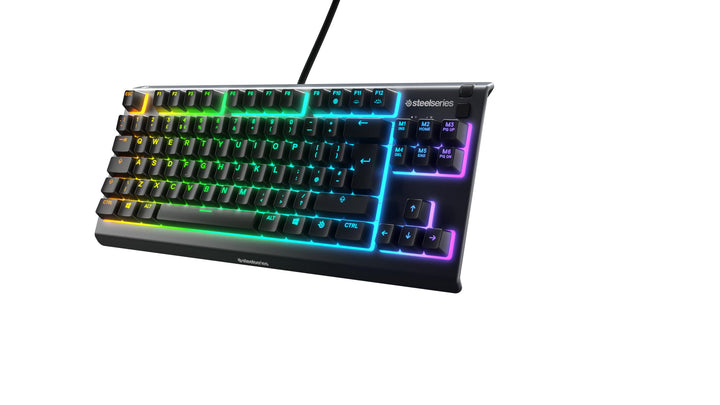 SteelSeries Apex 3 TKL - RGB Gaming-Tastatur - Kompakter Tenkeyless-Formfaktor - 8-Zonen-RGB-Beleuch