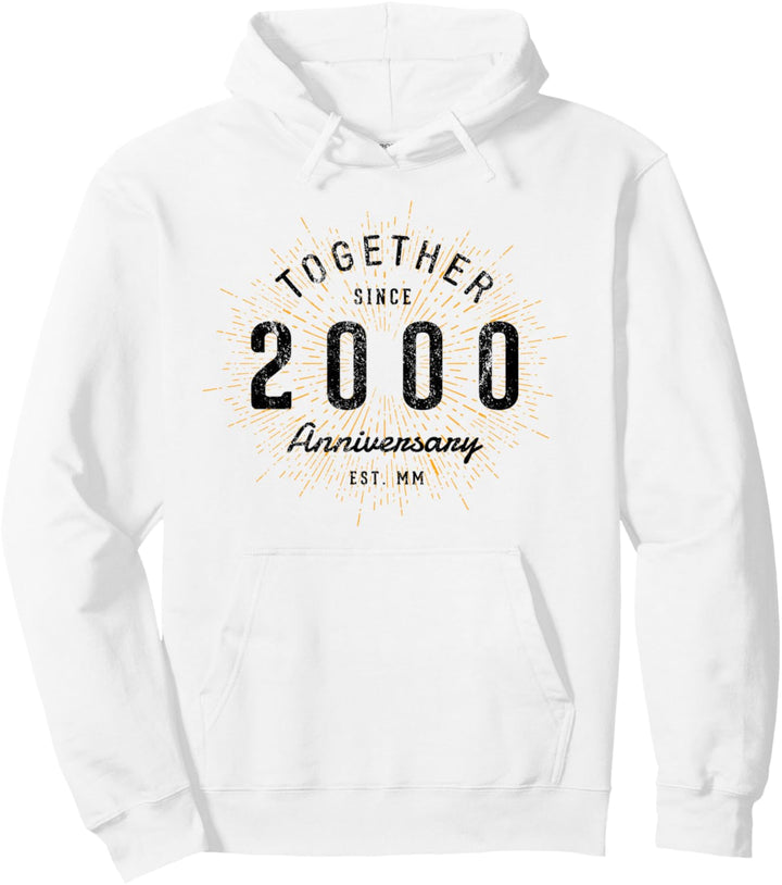 Zusammen seit 2000 Jahrestag Pullover Hoodie