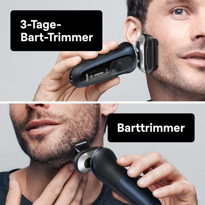 Braun Series 7 Rasierer Herren mit 360° Anpassung, Elektrorasierer & Barttrimmer, 3-Tage-Bart-Trimme