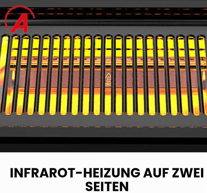 ARDES - ARGRILL01 Rauchfreier Elektrogrill GRILL AMO, BBQ, Rauchfrei, Infrarotheizung 1100 W, Tragba