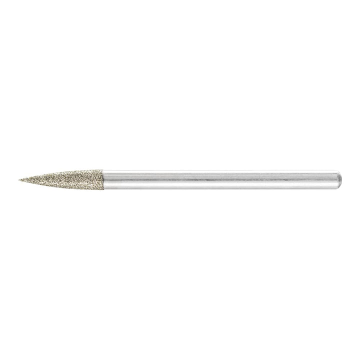 PFERD 36443020 Diamant-Schleifstift Spitzbogenform zur Gravur/Schleifen kleiner Öffnungen, Körnung D
