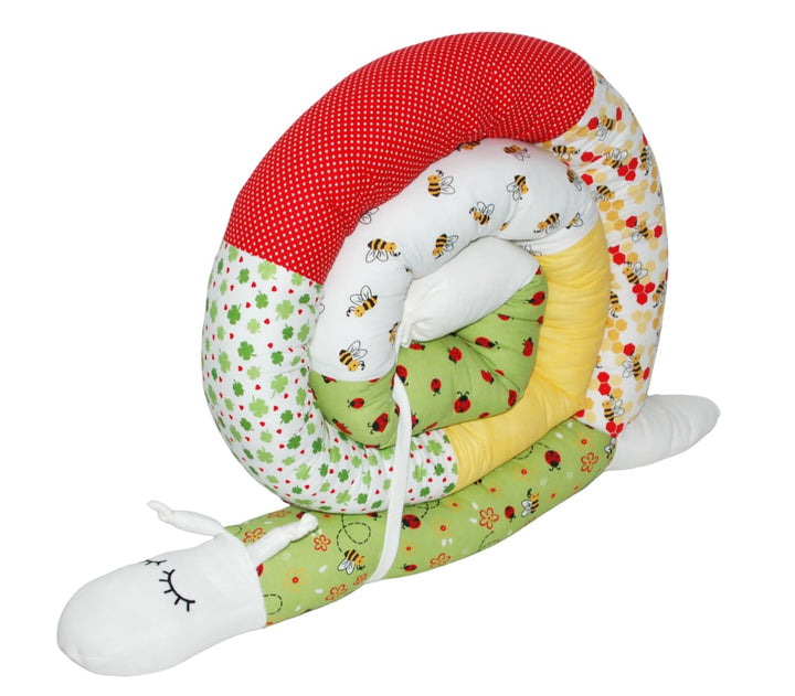 Generisch Bettschnecke/Bettschlange XXL (Motiv Marienkäfer) Länge 250cm**personalisierbar**Seitensch