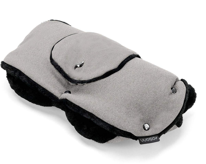 Osann Handmuff für Kinderwagen & Buggy inkl. Handytasche, Handwärmer, Muff aus Fell- Cloud, Cloud