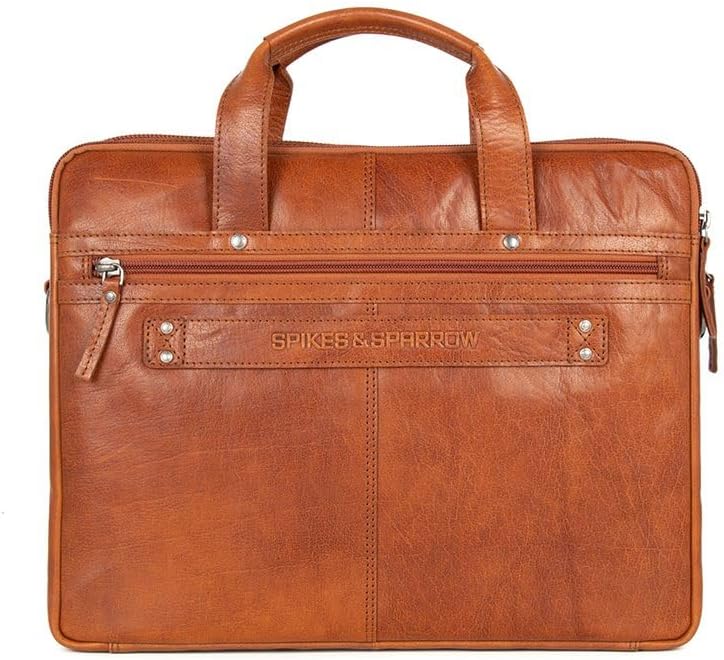 Spikes & Sparrow Bronco R-140 BR 70 Unisex-Erwachsene Henkeltaschen 36x28x9 cm (B x H x T) Braun Bra