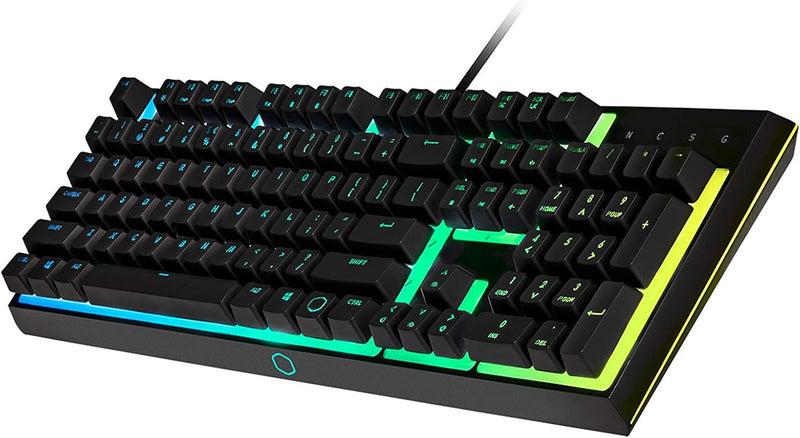 Cooler Master MasterKeys MK110 Mem-chanische Gaming Tastatur – Schwebende Hybrid Schalter, 6 RGB-Hin