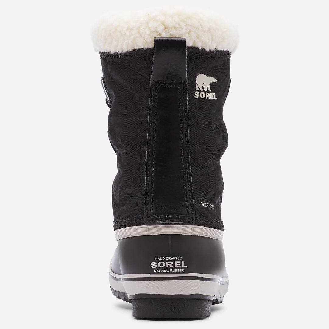 Sorel Unisex Kinder Kids Yoot Pac Nylon Waterproof Schneestiefel 32 EU Schwarz, 32 EU Schwarz