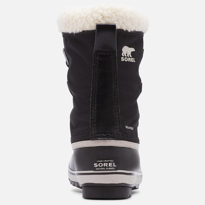 Sorel Unisex Kinder Kids Yoot Pac Nylon Waterproof Schneestiefel 32 EU Schwarz, 32 EU Schwarz