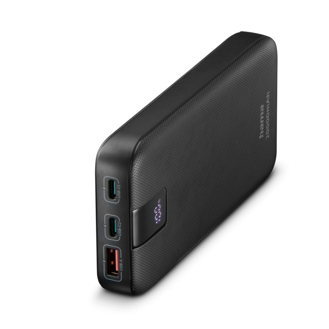 Hama Power Pack PD 20 20000mAh (externer Akku mit 2X USB C + 1x USB A, Power Pack Zertifiziert, Schn