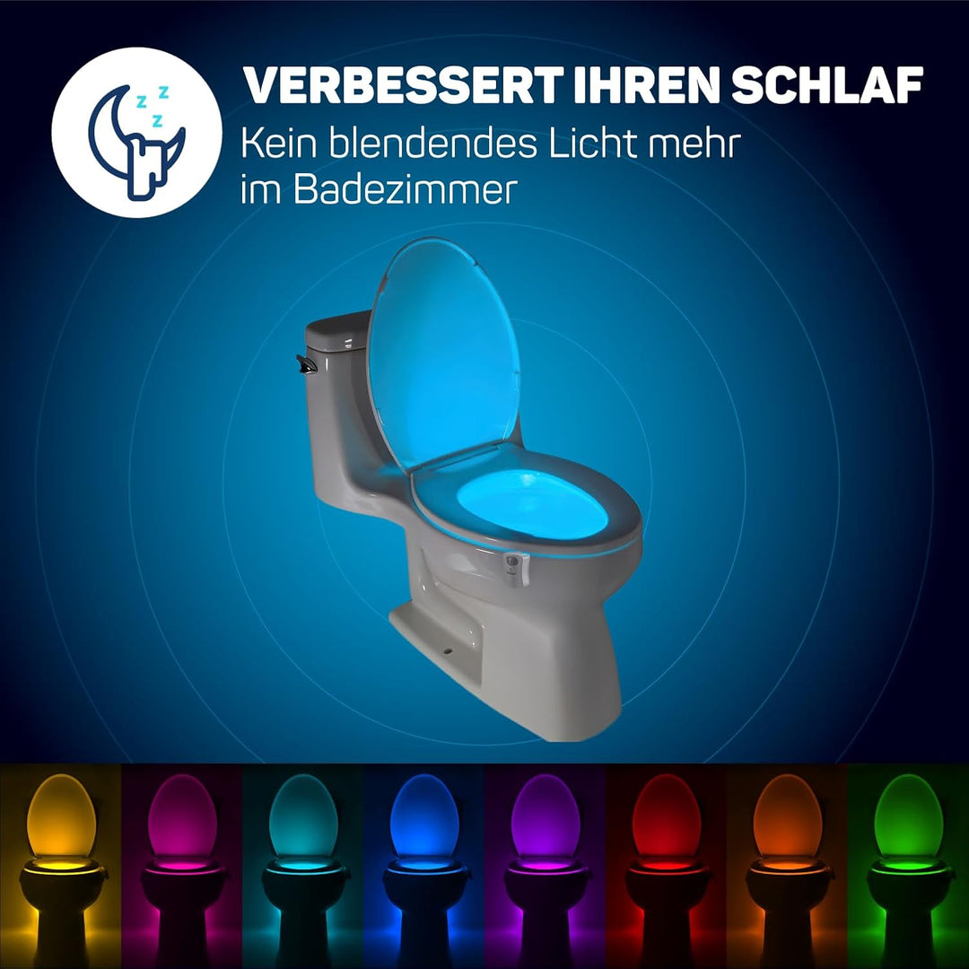 2 Stück Das Original WC Licht. LED Coole Gadgets für Männer Geschenke für Mama Papa Herren Lustige G