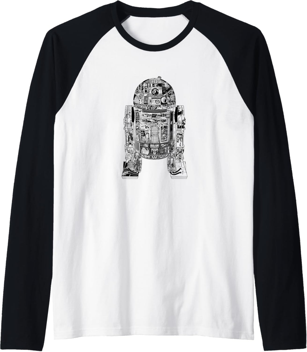 Star Wars Epic R2-D2 Panel Raglan