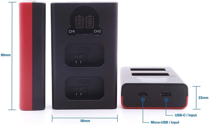 Baxxtar MaxProtect EN-EL15c 2400mAh Kamera-Akku Pack/aktiver NTC-Sensor / V1 Schutzgehäuse - mit 185