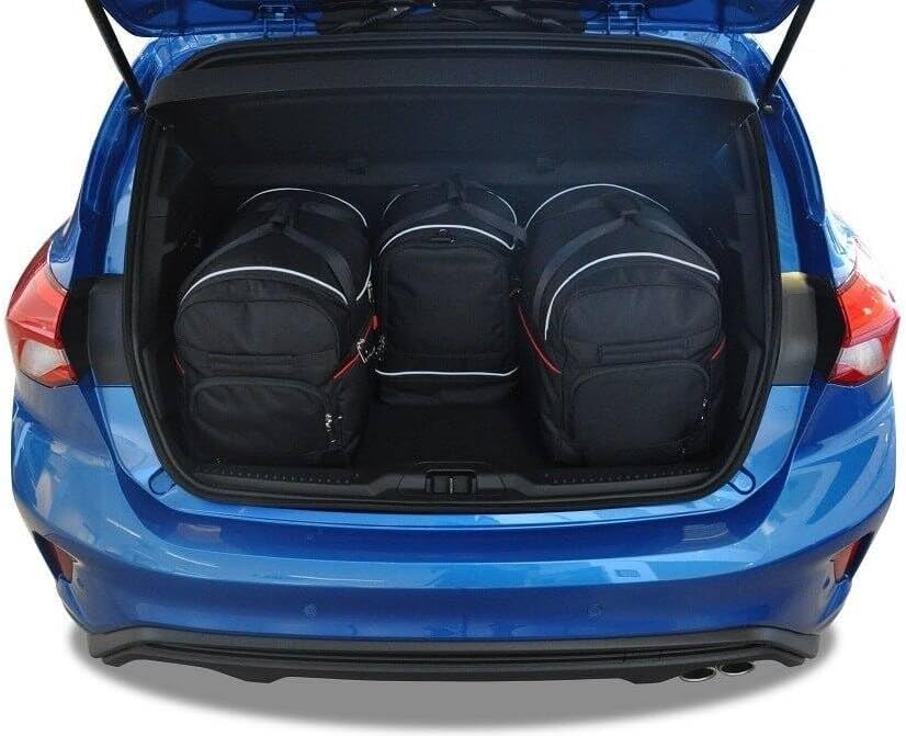 KJUST Dedizierte Reisetaschen 4 stk kompatibel mit FORD FOCUS HATCHBACK IV 2018+