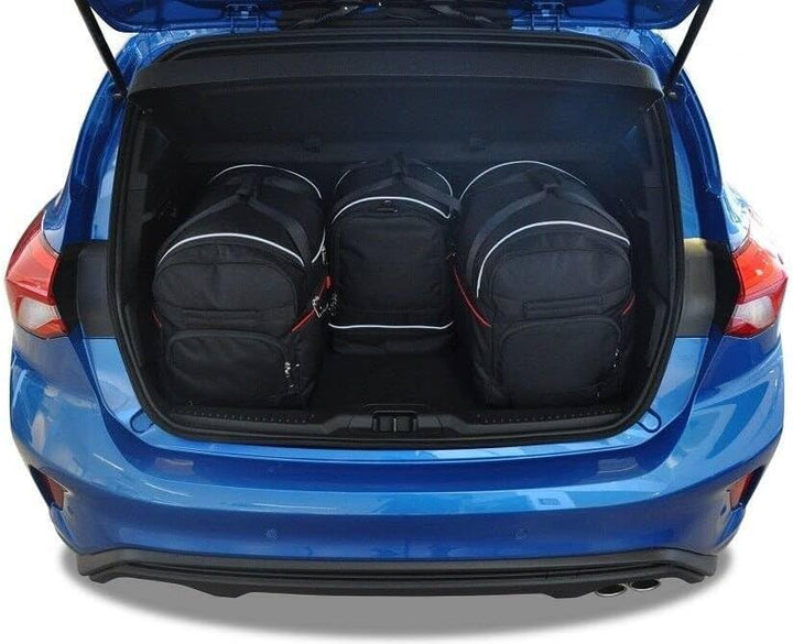 KJUST Dedizierte Reisetaschen 4 stk kompatibel mit FORD FOCUS HATCHBACK IV 2018+