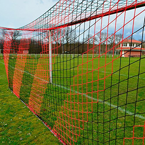 Fussball Tornetz Fussballtornetz 7,50 m x 2,50 m Tiefe Oben 0,80 m unten 1,50 m Fussballnetz zweifar