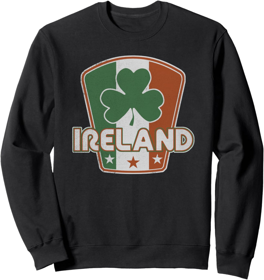 Ireland Shamrock Flag Sweatshirt
