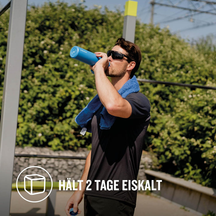STANLEY 1913 Iceflow Fast Flow Trinkflasche Sport 0.6L - Thermosflasche Hält 10 Stunden Kalt - Spülm