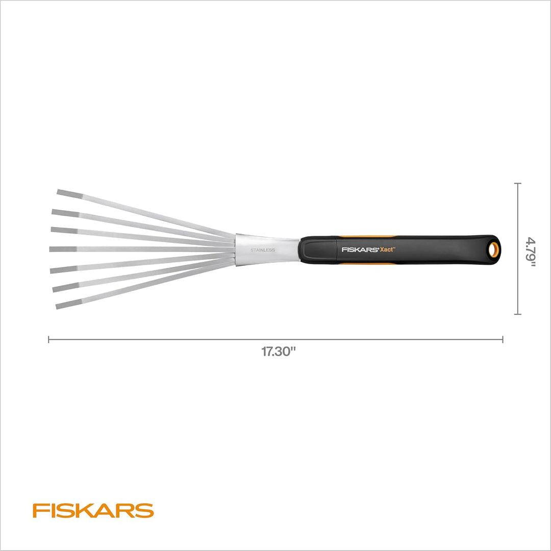 Fiskars 315520-1001 Xact Gartenrechen, Stahl Rake, Rake