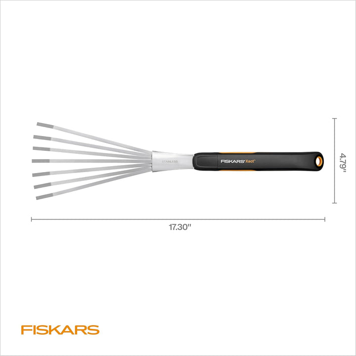 Fiskars 315520-1001 Xact Gartenrechen, Stahl Rake, Rake