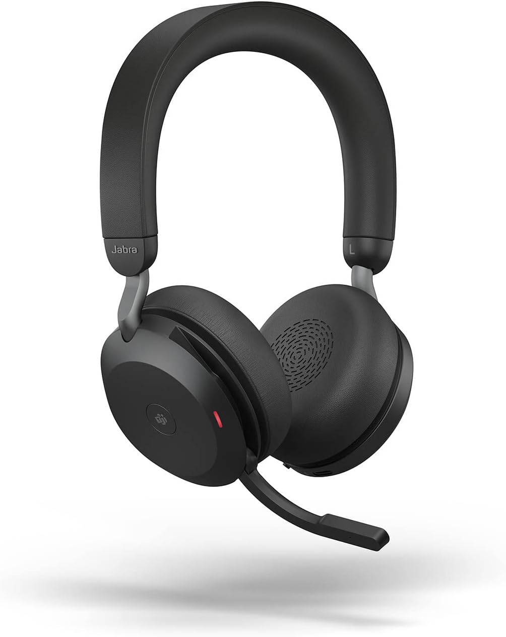 Jabra Evolve2 75 Wireless PC Headset with 8-Microphone Technology - Dual Foam Stereo Headphones with