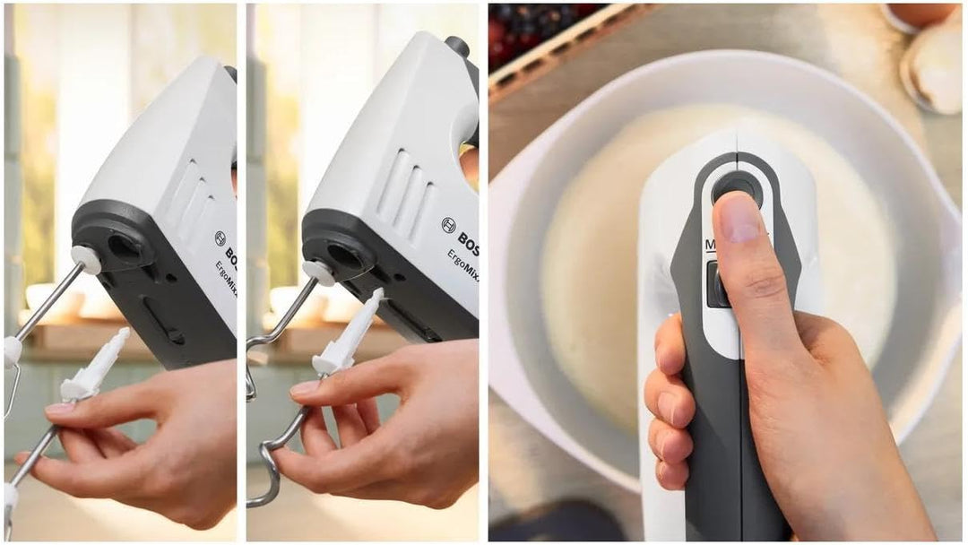 Bosch MFQ37490 Standmixer, 750 W, mit Schale, Grau / Weiss
